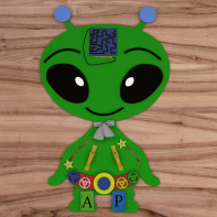 Бизиборд «Разумный пришелец» - fgospostavki.ru - Радужный