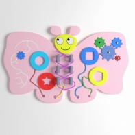 Бизиборд «Весенняя бабочка» - fgospostavki.ru - Радужный