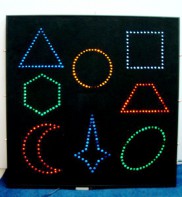 Панель “Цветные фигуры 8” (вариант 2) - fgospostavki.ru - Радужный