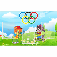 Стенд "Спортивный уголок" с 3 карманами - fgospostavki.ru - Радужный