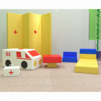 Набор мягких модулей Больница - fgospostavki.ru - Радужный