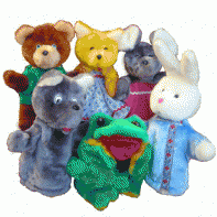 Набор перчаточных кукол "Теремок" - fgospostavki.ru - Радужный