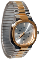 Часы со шрифтом Брайля мужские золото-серебро - fgospostavki.ru - Радужный