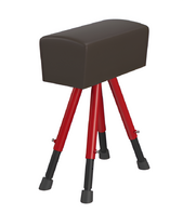 Козел гимнастический переменной высоты (чехол из натуральной кожи) - fgospostavki.ru - Радужный