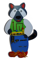 Бизиборд «Волчок-серый бочок» - fgospostavki.ru - Радужный