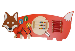 Бизиборд «Рыжая лиса» - fgospostavki.ru - Радужный