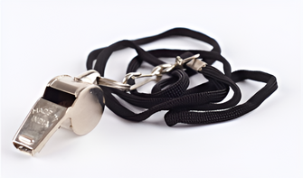 Свисток с шариком (металлический) - fgospostavki.ru - Радужный