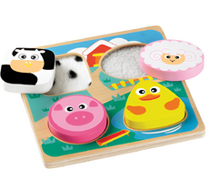 Тактильные пазлы "Ферма" - fgospostavki.ru - Радужный