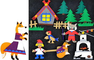 Пособие для слабовидящих детей - Театр-сказка "Жихарка" - fgospostavki.ru - Радужный