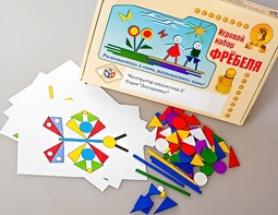 Игровой набор Фребеля "Конструктор плоскостной-3" (Серия "Эксперимент") - fgospostavki.ru - Радужный