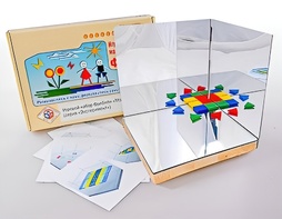 Игровой набор Фребеля "Мозаика геометрическая 3D" - fgospostavki.ru - Радужный