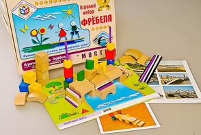 Игровой набор Фребеля "Мосты" (серия "Эксперимент") - fgospostavki.ru - Радужный
