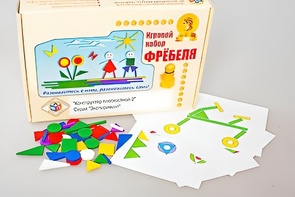 Игровой набор Фребеля "Конструктор плоскостной-2" (Серия "Эксперимент") - fgospostavki.ru - Радужный