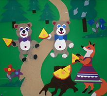 Пособие для слабовидящих детей - Театр-сказка "Два жадных медвежонка" - fgospostavki.ru - Радужный