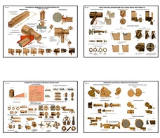 Плакаты ПРОФТЕХ "Основы токарной обработки металла" (20 пл, винил, 70х100) - fgospostavki.ru - Радужный