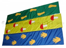 Коврик координационный (из 3-х дорожек + чехол) 120х250 сантиметров - fgospostavki.ru - Радужный