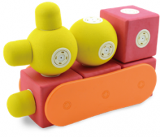 Мягкий магнитный конструктор "Макки" (29 деталей) - fgospostavki.ru - Радужный