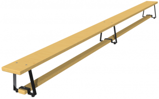 Скамейка гимнастическая (металлические ножки) (4 м)  - fgospostavki.ru - Радужный