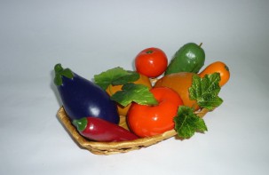 Муляжи "Корзина с овощами" - fgospostavki.ru - Радужный