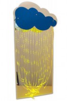 Зеркальное панно с фибероптическими нитями и Облаком - fgospostavki.ru - Радужный