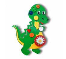 Бизиборд «Малыш-крокодил» - fgospostavki.ru - Радужный