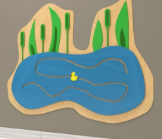 Бизиборд «Озеро» - fgospostavki.ru - Радужный