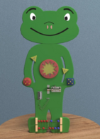 Бизиборд «Лягушонок» - fgospostavki.ru - Радужный