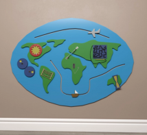 Бизиборд «Планета Земля» - fgospostavki.ru - Радужный