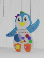 Бизиборд «Радостный пингвин» - fgospostavki.ru - Радужный