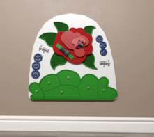 Бизиборд «Роза» - fgospostavki.ru - Радужный