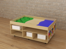 STEAM Многофункциональный стол Море, суша и лес - fgospostavki.ru - Радужный