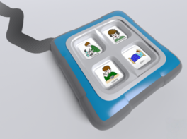 Игровой коммуникатор 4-х кнопочный №3 - fgospostavki.ru - Радужный