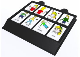 Игровой коммуникатор 8-и кнопочный 12 уровней - fgospostavki.ru - Радужный