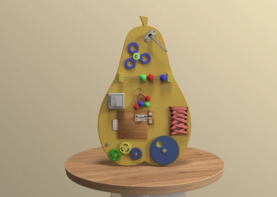 Бизиборд «Сочная груша» - fgospostavki.ru - Радужный