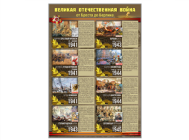 Стенды "Великая Отечественная война от Бреста до Берлина" - fgospostavki.ru - Радужный
