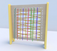 Дидактическая панель для плетения нитками - fgospostavki.ru - Радужный