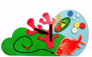 Бизиборд «Коралл» - fgospostavki.ru - Радужный