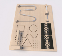 Настенная панель для эрготерапии - fgospostavki.ru - Радужный