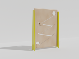 Развивающая игровая панель с дорожками вверх-вниз - fgospostavki.ru - Радужный