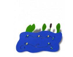 Тактильно-развивающая панель «Пруд» - fgospostavki.ru - Радужный