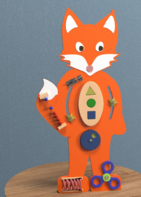 Бизиборд «Мудрая лиса» - fgospostavki.ru - Радужный