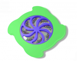 Тактильно-развивающая панель «Вращение радуги» - fgospostavki.ru - Радужный