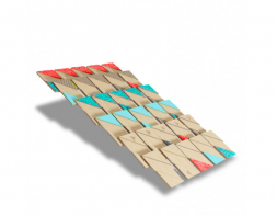 Тактильное домино разноцветное - fgospostavki.ru - Радужный