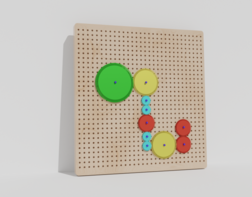 Тактильно–развивающая панель «Механика» - fgospostavki.ru - Радужный