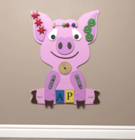 Бизиборд «Поросенок» - fgospostavki.ru - Радужный