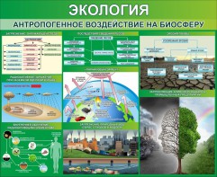 Стенд "Экология. Антропогенное воздействие на биосферу" - fgospostavki.ru - Радужный