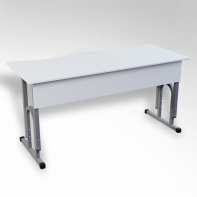 Стол 'Архимед ТР' 2-х местный регулируемый с эргономичной столешницей - fgospostavki.ru - Радужный