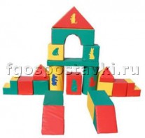 Модуль-конструктор "Теремок" (20 элементов) - fgospostavki.ru - Радужный