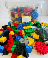 Конструктор Шестеренки (STEM Junior) 300 деталей  - fgospostavki.ru - Радужный