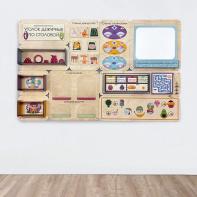 «Уголок дежурных по столовой» - Дидактическая настенная панель - fgospostavki.ru - Радужный